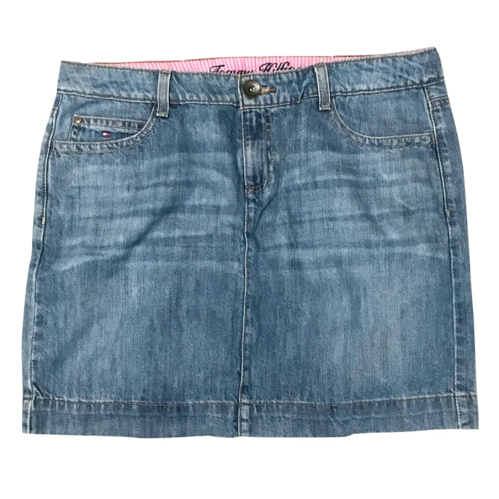 Tommy Hilfiger vintage denim mini skirt size 10 - Picture 4 of 12